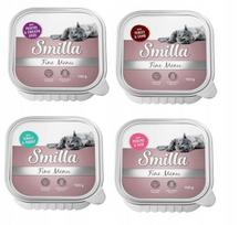 Šlapias kačių maistas Smilla, įvairių skonių, 8x100g