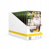 Šlapias kačių ėdalas RAW PALEO ADULT/STERILISED su vištiena 12x100