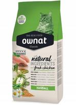 Sausas kačių pašaras Ownat Cat Hairball 4kg