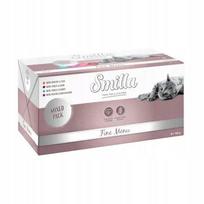 Drėgnas kačių ėdalas Smilla įvairių skonių 8 x 100 g