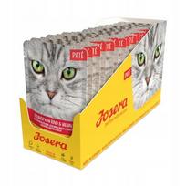 Šlapi maistas katėms Josera Pate Stew su vištiena ir jautiena 16x85g