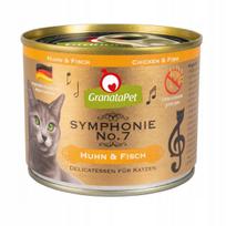 Kačių konservai GranataPet Symphonie No.7 su vištiena ir žuvimi, 200 g