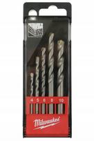 Betono grąžtų rinkinys Milwaukee 4–10 mm, 5 vnt., 4932480157