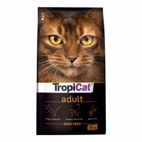 Sausas pašaras katėms TropiCat Adult su vištiena 10 kg