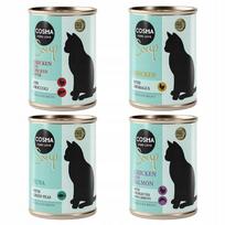 Šlapias pašaras katėms Cosma, įvairių skonių, 6 x 100 g