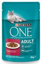 Šunų ėdalas Purina ONE jautiena ir morkomis padaže 13x85g