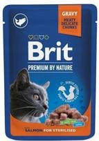 Sterilizuotam katinui Brit Premium su lašiša 100g