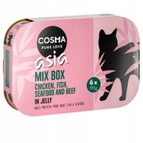 Drėgnas kačių maistas Cosma Asia mix 6 x 170 g