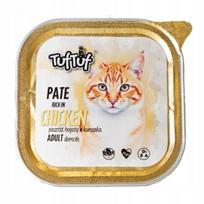 Šlapias kačių maistas TufTuf vištiena, paštetas, 100 g