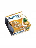 Vištiena su ananasais MONGE FRUIT 80 g