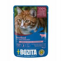 Šlapias maistas katėms Bozita Indoor&sterilised jautiena drebučiuose 85g