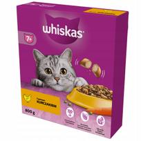 Sausas kačių maistas WHISKAS Senior su vištiena 800 g