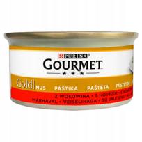 Katėms skirtas konservas GOURMET GOLD Ragout su jautiena, 85 g