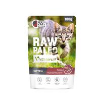 Drėgnas kačiukų ėdalas RAW PALEO KITTEN CAT TUNA 100g, su tune