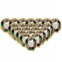 Šlapiukas katėms Sheba Tray Nature's Sauce su lašiša 22x85g