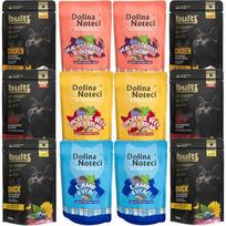Kačių rinkinys 12 vnt: 6x DN Superfood 85g + 6x Bulti Superfood 100g