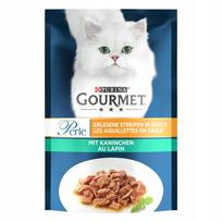 Katinų pašaras Gourmet Perle filė triušienos padaže 85g