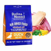 Sausas kačių pašaras sterilizuotoms katėms DOLINA NOTECI SUPERFOOD Duck 1kg