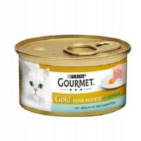 Katėms skirtas GOURMET GOLD pašteto putė su menke ir morka, 85 g