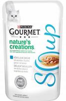 Drėgnas maistas katėms Gourmet su tunu ir krevetėmis, 40 g