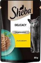Katės maistas Sheba Delicacy su vištiena, 85 g, 28 vnt.