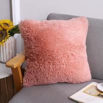 Namai Jūros Aksomas Vienspalvė Pagalvė Sofa Pliušinis Pagalvės Užvalkalas Biuras Namai Pagalvė 40 * 40cm raudona