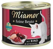 Šunų drėgnas maistas Miamor Feine Beute su jautiena 185g