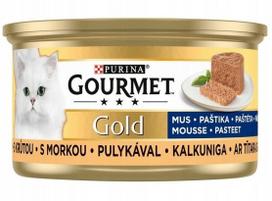 Katinų pašaras Gourmet Gold Mousse su kalakutiena 85g