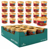 Šlapias pašaras katėms Morrisons 24 x 85g su jautiena, švelnios putėsiai