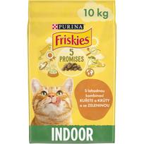 Katės maistas Friskies Indoor, vištiena, kalakutiena, daržovės, 10 kg