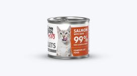 Filė su lašišų ikrais katėms John Dog, 140 g