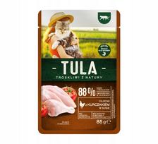 Šlapias kačių maistas Tula filė su vištiena padaže 85g