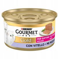 Katėms skirtas paštetas Gourmet Gold, veršiena, 85 g