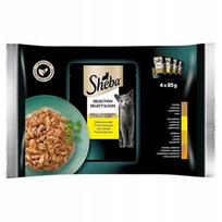 Paštetas katėms Sheba Poultry padaže 4x85g