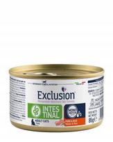 Katėms skirtas pašaras EXCLUSION Intestinal su kiauliena ir ryžiais 85g