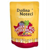 Kačių pašaras Dolina Noteci Superfood su vištiena ir jautiena 85g