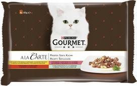 Kačių pašaro Gourmet A LA CARTE rinkinys 4x85g