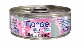 Šlapias kačių maistas Monge Jelly su tunu ir ančiuviais 80 g