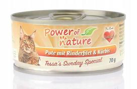 Katėms skirtas Power of Nature Turkey Beef Pumpkin 70g pašaras