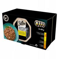 Šlapias pašaras katėms Sheba Selection Poultry Tastes, 8 x 85g