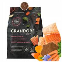 Sausas maistas šunims Grandorf Fresh Salmon Adult Medium Maxi, 1 kg