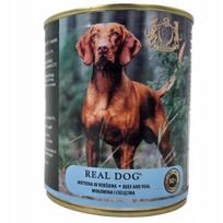 Šlapias šunų maistas Real Dog jautiena ir veršiena 800 g 92% mėsos