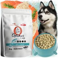 Sausas maistas Optimus Canis Premium didelių veislių suaugusiems šunims, žuvis su ryžiais, 4 kg