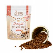 Sausas šunų maistas BEMO DELIGHT S/M 1 kg su jautiena ir kalakutiena