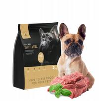 Sausas šunų maistas su veršiena mažų veislių 2kg 1DOG