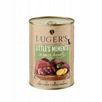 Mažų veislių šunų maistas Luger's Little's Moments su žąsiena, bulvėmis ir brokoliais 400g