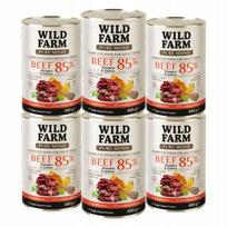 Šunų maistas WILD FARM PURE MONO Beef Pumpkin and Quinoa 6x400g
