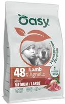 Sausa ėdalas šunims OASY Monoprotein Adult M/L Lamb 2kg
