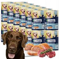 Šunų pašaras Bozita konservai Monoprotein su ėriena 800g 24 vnt.