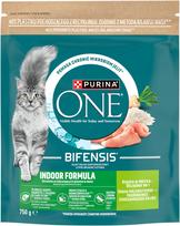 Sausas kačių maistas PURINA ONE INDOOR FORMULA su kalakutiena 750 g